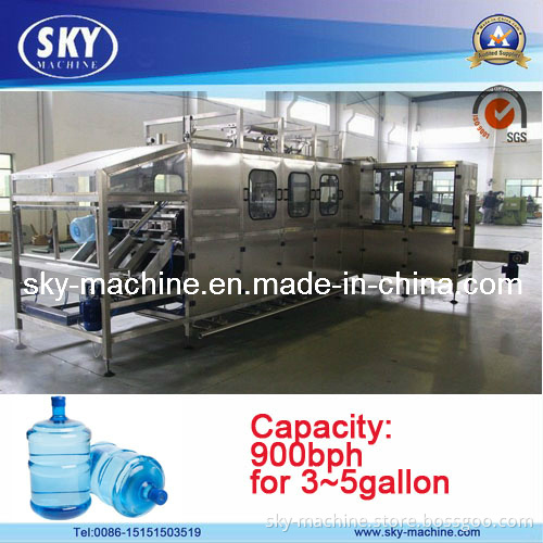 Automatic 3-5 Gallon Bottle Mineral Water Bottling Machine/Line